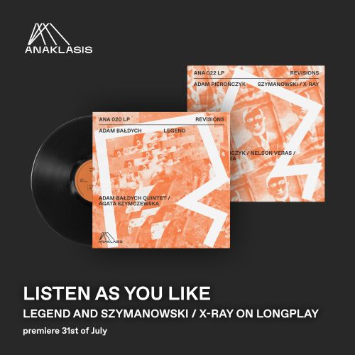 Listen to music the way you like. As of 31st July, the REVISIONS series from ANAKLASIS is also available on LPs!